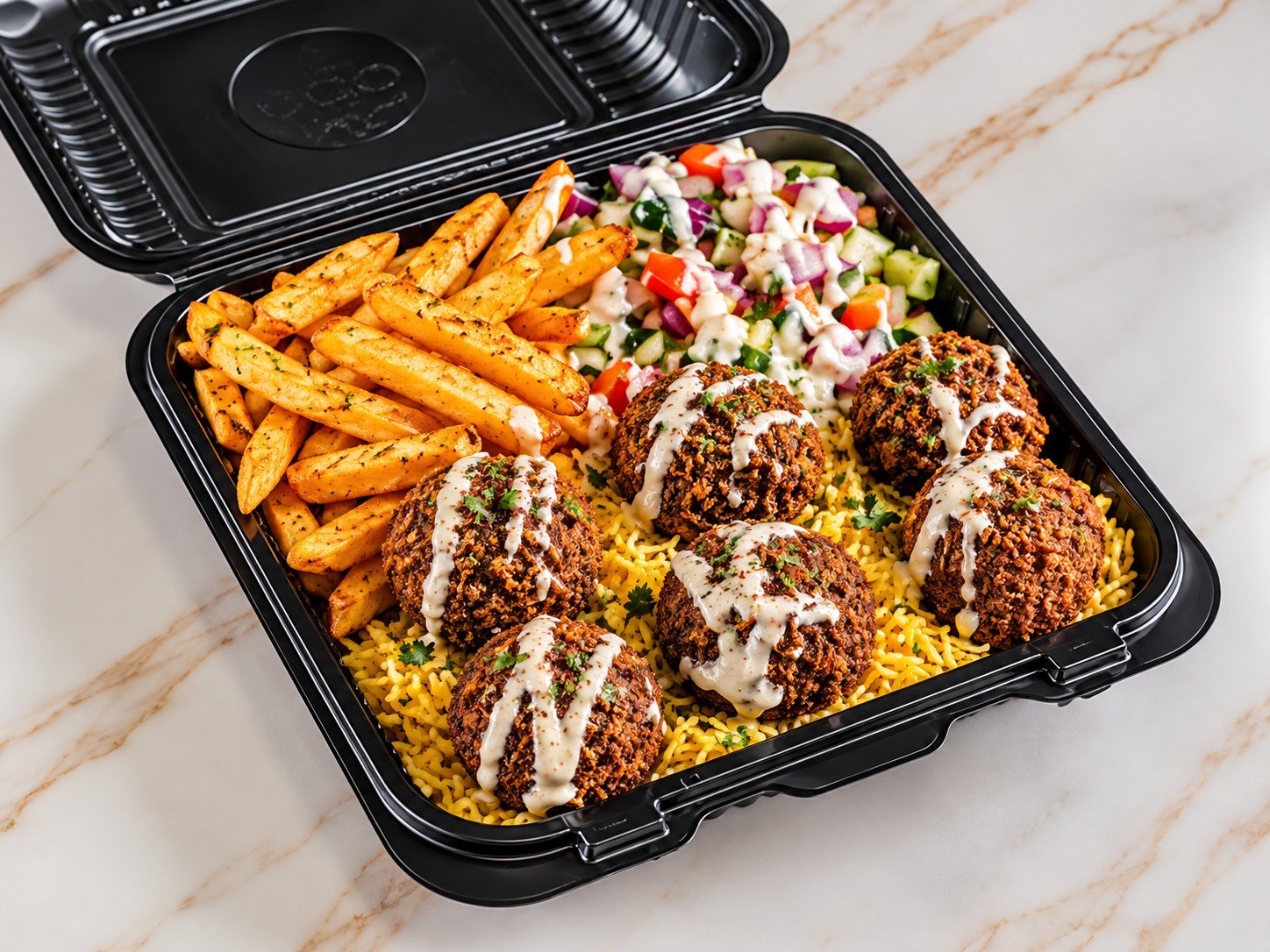 FALAFEL OVER RICE