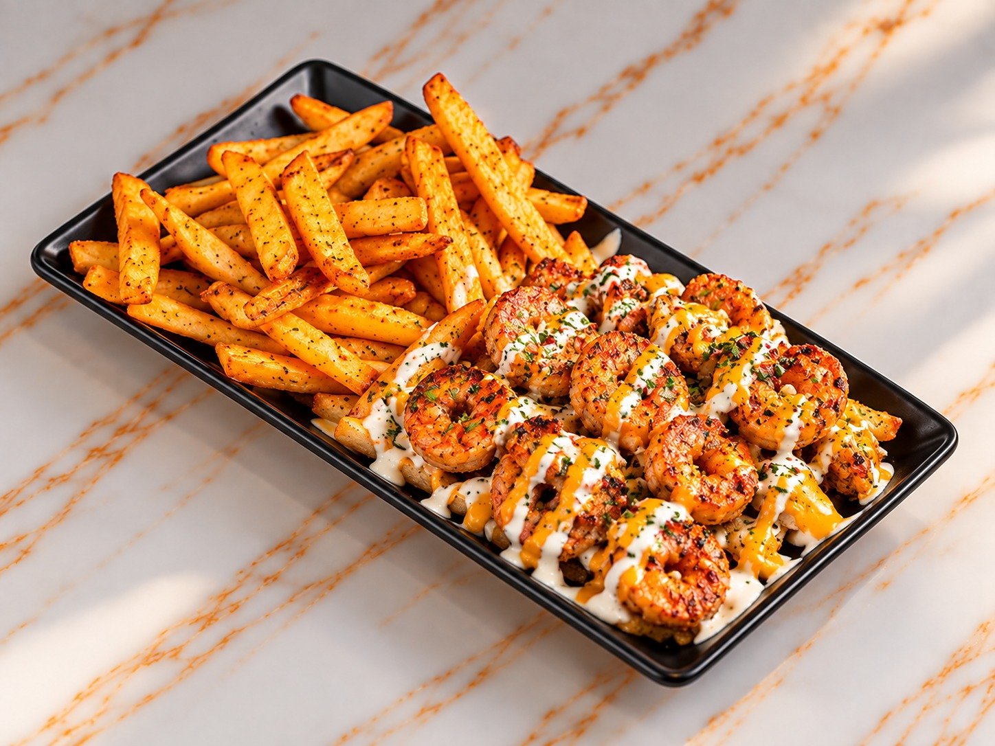SHRIMP LOADED FRIES