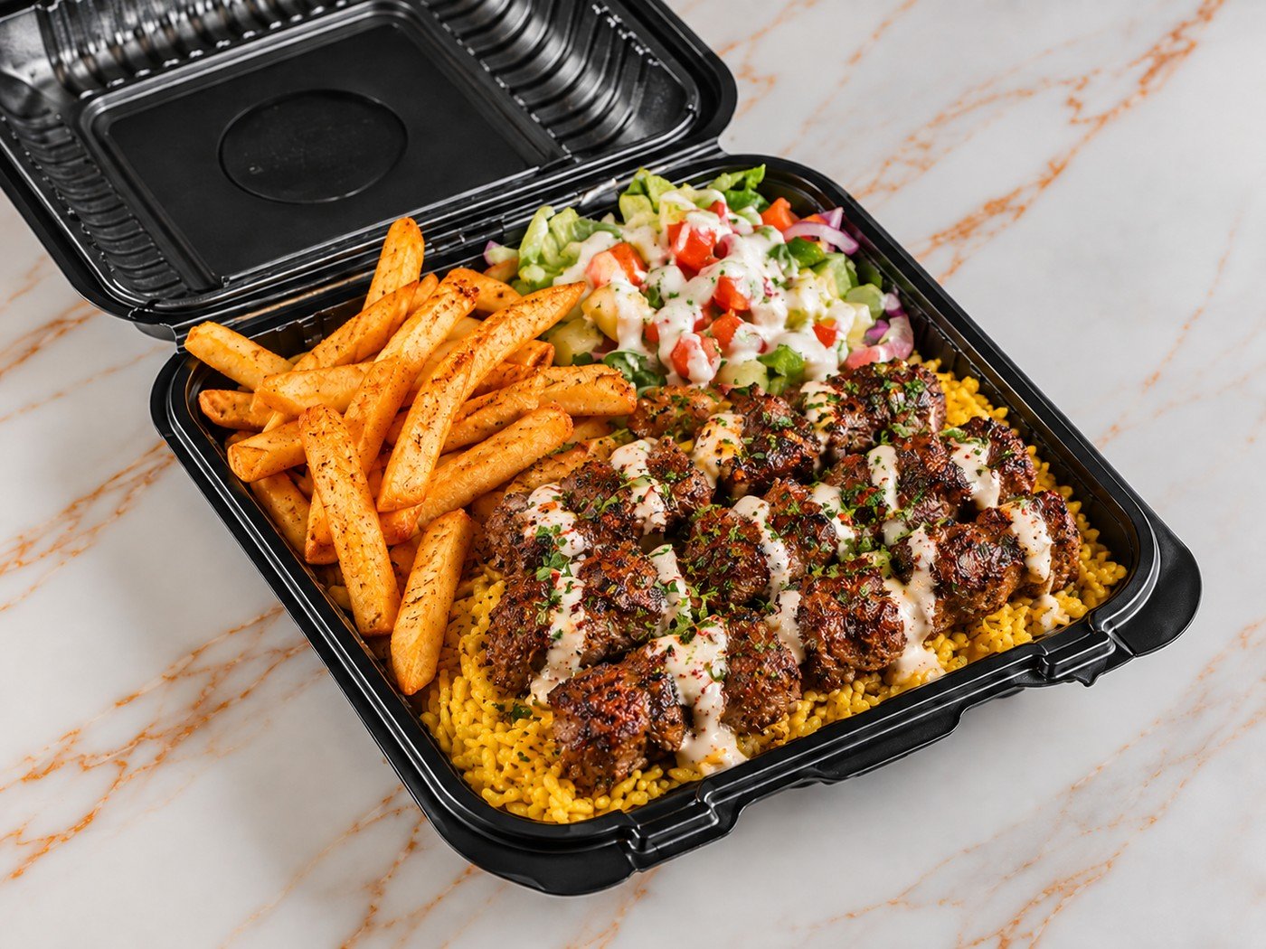 KABAB OVER RICE